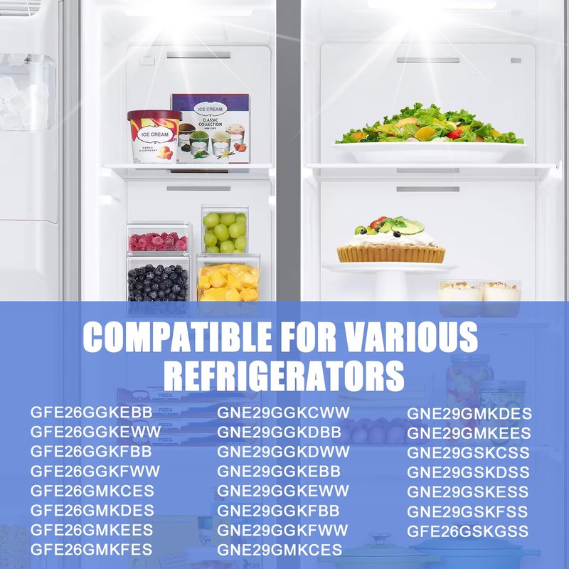 New Upgraded WR55X11132 WR55X25754 GE Refrigerator LED Light Bulb Replace