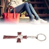 Cross Keychain Peace Bird Vibrant Colors Strong Alloy Skin Friendly
