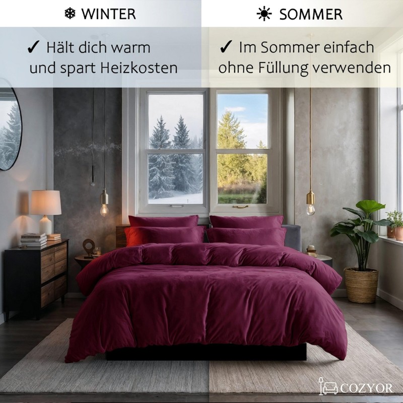 Cozyor Cuddly Bed Linen, Extra Thick and Soft Plush, Robust