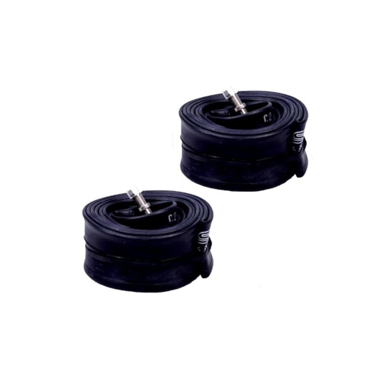 Schwalbe Unisex-Adult AV13 Fahrradschläuche, Schwarz, 26'' x 2er pack