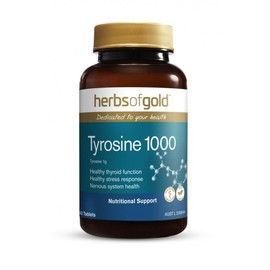 Herbs of Gold Buy Herbs of Gold Tyrosine 1000 60 Tablets Online | Chempro Chemists