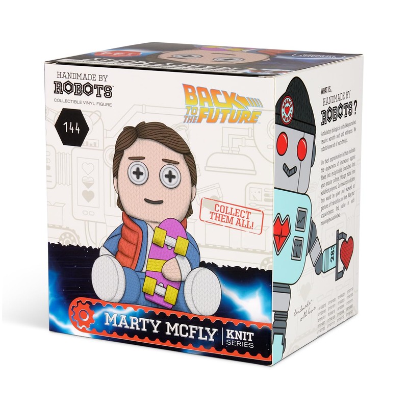 Handmade by Robots Marty McFly with Skateboard Full Size Vinyl