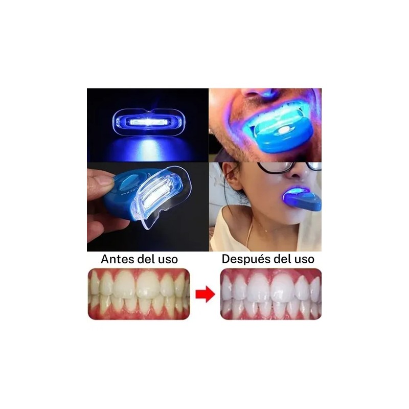 Kit De Blanquear Dientes Lampara Led Gel Dental 7 En