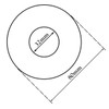 Pepte 642415256629 812 Collar Cone, Silver, 32 mm