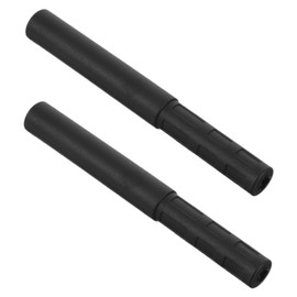 SUPVOX 2pcs Carbon Fiber Golf Shaft Extension Rods Putter Iron Wood Club Lengthener Durable Golf Club Extension Sticks for Play