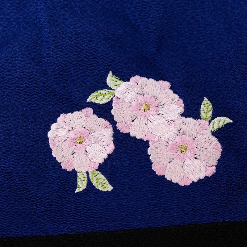 Kyoetsu Women's Hakama Drawstring Cherry Blossom Pattern Graduation Hakama Kimono,