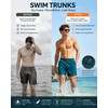 Men’s Double-Layer Swim Trunks for Beach & Pool – Quick-Dry
