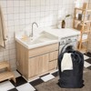 Jravezt Drawstring Bag, Large Capacity, Storage Pouch, Plain, Waterproof, Dustproof,