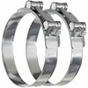 2 Pack - 74mm > 79mm T Bolt Hose Clamps