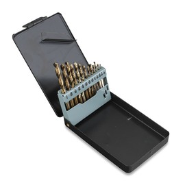 Neiko 10178A Cobalt-coated Steel Drill Bit Set | 1/16-inch - 1/4-inch | 13-Piece Set