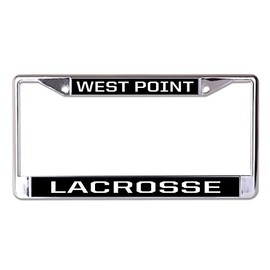 West Point Lacrosse Chrome License Plate Frame