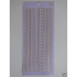 JEJE Produkts **CLEARANCE** Outline Sticker - Lace Borders Triangles - 1.4680 gl/vl