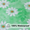 misaya Round Fitted Tablecloth with Elastic Edge, 100% Waterproof Oil