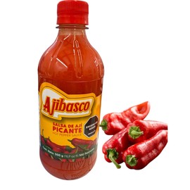 Ajibasco Salsa de Ají Picante – Hot Pepper Sauce – 500g (16.9 fl oz) – Spicy Chili Sauce for Cooking & Seasoning