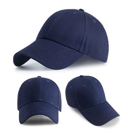 Bakicey Baseball Cap Unisex Outdoor Sun Hat Women's Baseball Cap Cotton Baseball Caps Adult Casual Hip Hop Baseboard Baseball Cap Adjustable Men's Baseball Cap, darkblue