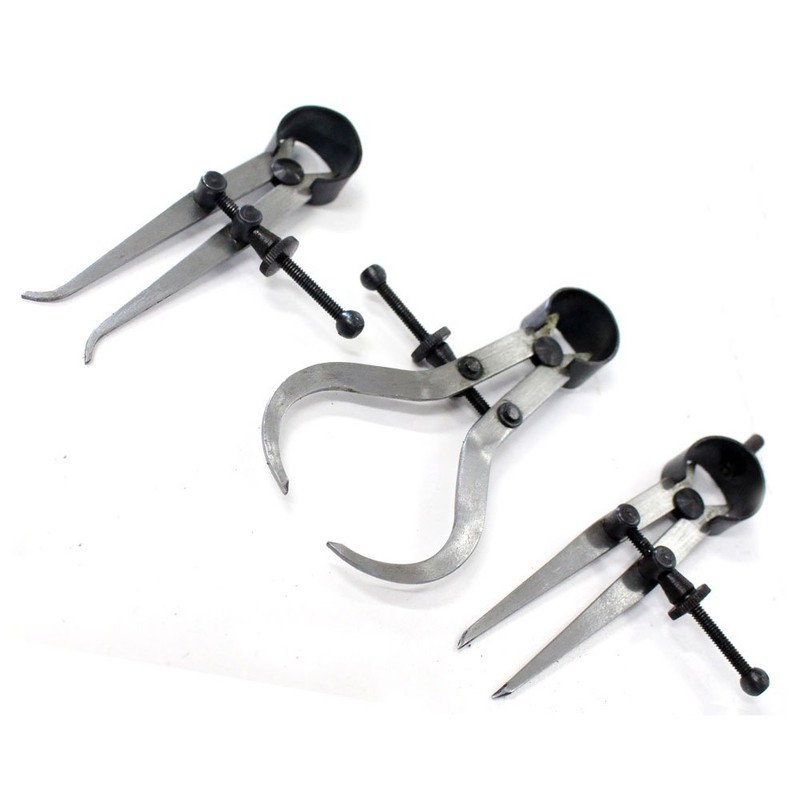 QUIX 3 Piece Caliper Set | Inside, Outside, Divider |