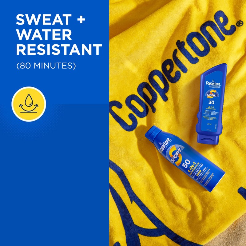 Coppertone Sport Sunscreen Lip Balm, SPF 50 Sunscreen for Lips,