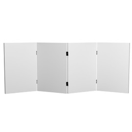 2 ft. Short Do It Yourself Canvas Folding Screen 4 Panel