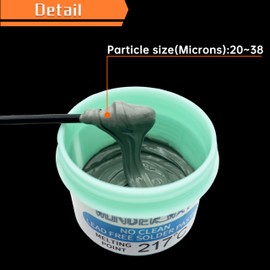 Wonderway Sn99/Ag0.3/Cu0.7 T4 Lead Free Solder Paste 217℃ Melting Point No-Clean(100g)