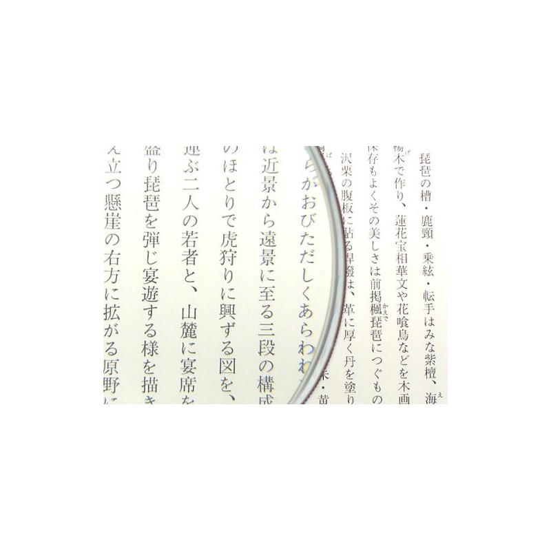 [Glass Lens / Cana Frame Hand-held Loupe] R-90 2.5x 3.5