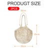 KGDUYC Pack of 2 Shopping Net Reusable - Shopping Bags