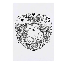 'Cat Love' Temporary Tattoo - Water Resistant, Skin-Safe, Non-Toxic Transfer (TO00074109)