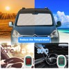 Auto Fensterblenden Kompatibel mit Citroen Berlingo XLWB 2018-2025, 10pcs Fenster