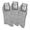 Wowerat Health Socks Pack of 3 with Plush Sole 100%