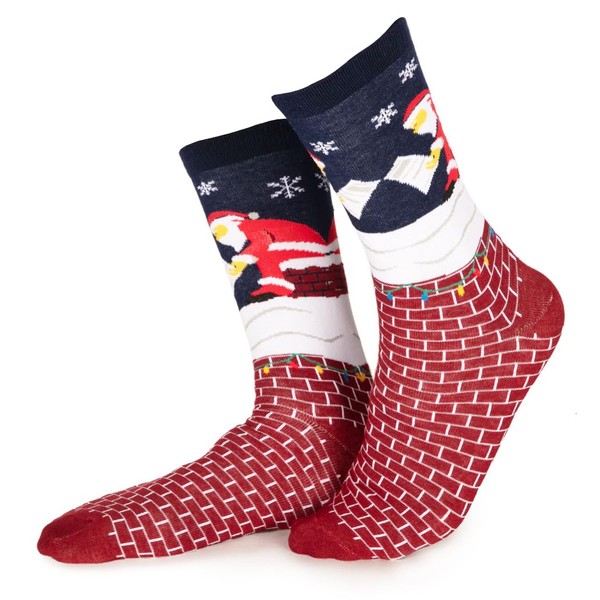 Tipsy Elves Calcetines con temática navideña para hombre, divertidos y