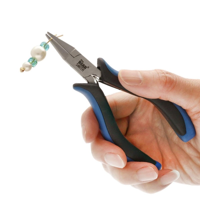 The Beadsmith Ergonomic Flat Nose Pliers – 5 inches (127mm)