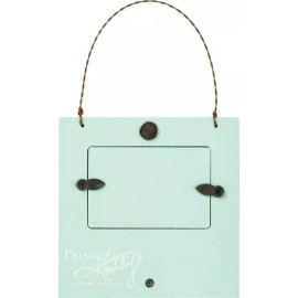 PBK ~ www.intheberrypatch.com Wood Ornament~Mini Picture Frame Sign~"Live In The Moment"~Primit