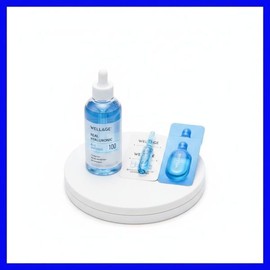 Wellage Quick-drying essential item Wellage Real Hyaluronic Blue 100 Ampoule 100ml special + one-day kit / 속건조필수템 웰라쥬 리얼 히알루로닉 블루 100 앰플 100ml 기획 +원데이키트