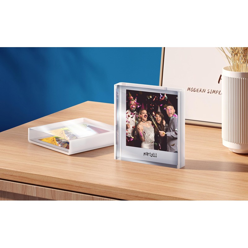 Janaden Polaroid Frame for i-Type/600/SX-70 Film - Acrylic Picture Frame