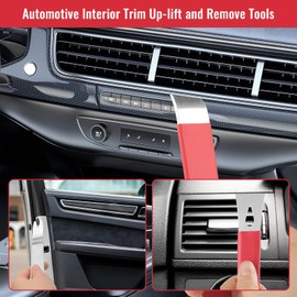 6 Teiles Hebelwerkzeug Auto Demontage Werkzeug aus Metall Auto Werkzeug, Robuste Türverkleidung Kfz Werkzeug Zierleistenkeile Clipheber Kfz Trim Tool Kit für Entfernung Autotür Türverkleidung,Platten