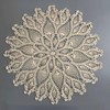 Yizunnu Lace Doilies Table Placemats Handmade Crochet Tablecloth Vintage Round