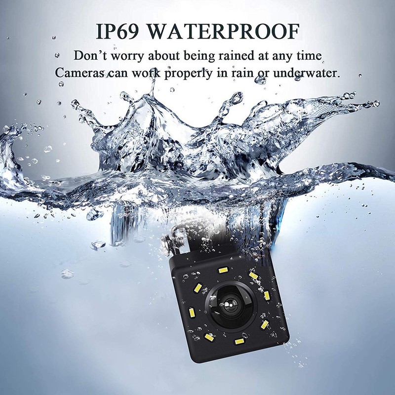 HD 720p Reversing Camera Waterproof Night Vision Car Rear View