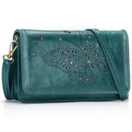 KITEVIUN Small Crossbody Bag for Women,Cell Phone Purse Womens Shoulder Handbags Wallet Purse with Credit Card Slots Wristlet