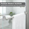 Solid Aluminum Shower Door Bar Brackets for Alumax Basco, Replaces