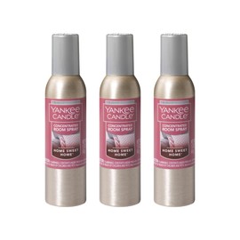 Yankee Candle Concentrated Air Freshener Room Spray, Odor Eliminator for Home, Bathroom, Home Sweet Home, 1.5 Oz (Pack of 3)