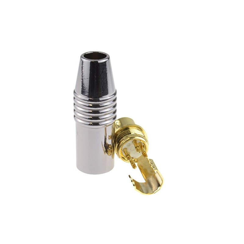 kenable HQ Gold Plated S-Video SVHS Metal Plug 4 pin