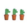 3x Kaktus Puppenhaus Puppenstube Puppenzubehör Kakteen Pflanze einstämmig