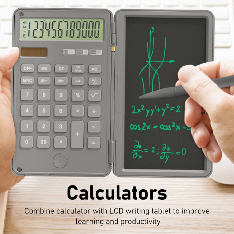6 Inch Calculators 12 Digit Memo Lock Function Key Silence