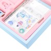 Notebook Set Checkered Girl's Heart Cute Thick Journal Gift Box