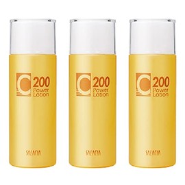 Salacia C200 Power Lotion with Vitamin C Derivatives, 5.1 fl oz (150 ml), Set of 3