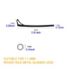 LCLONY Glasses Replacement Ear Hook Ear Clip Silicone Glasses Tip