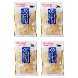 Kamioki Sangyo Aged Salt, Rakyo, Pickled Rakyo, 3.2 oz (90 g) x 4
