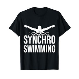 Synchro Swimming Minimalist Sporty Team T-Shirt