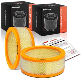 A-Premium 2-PC Engine Air Filter Compatible with Dodge Charger, Challenger, Dart, 330, 440, A100, A108, Aspen, B100, B200, B300 & Chrysler Town & Country & Fargo A100 Van & Plymouth Fury & Renault R8