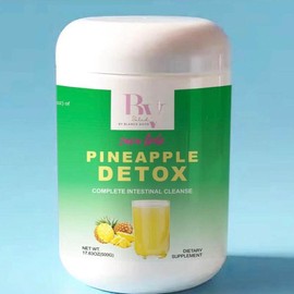Supreme Detox Supplement - Natural Fiber Powder for Digestive Health - Pineapple Flavor - Fitness & Dietary Supplement by Bellezasalud&vida