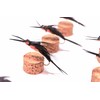 "Creek Edge" Premium Collection Giant Stone Flies Nymphs Black/Orange 12